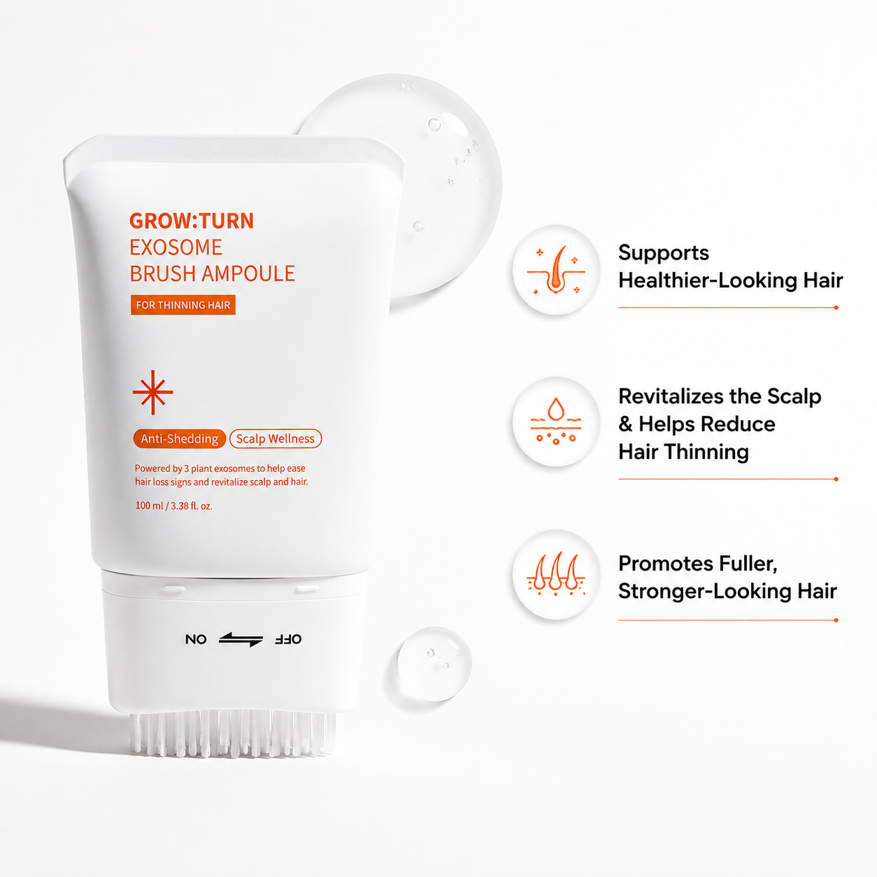 Puhdas RootRenew Exosome Brush Ampoule