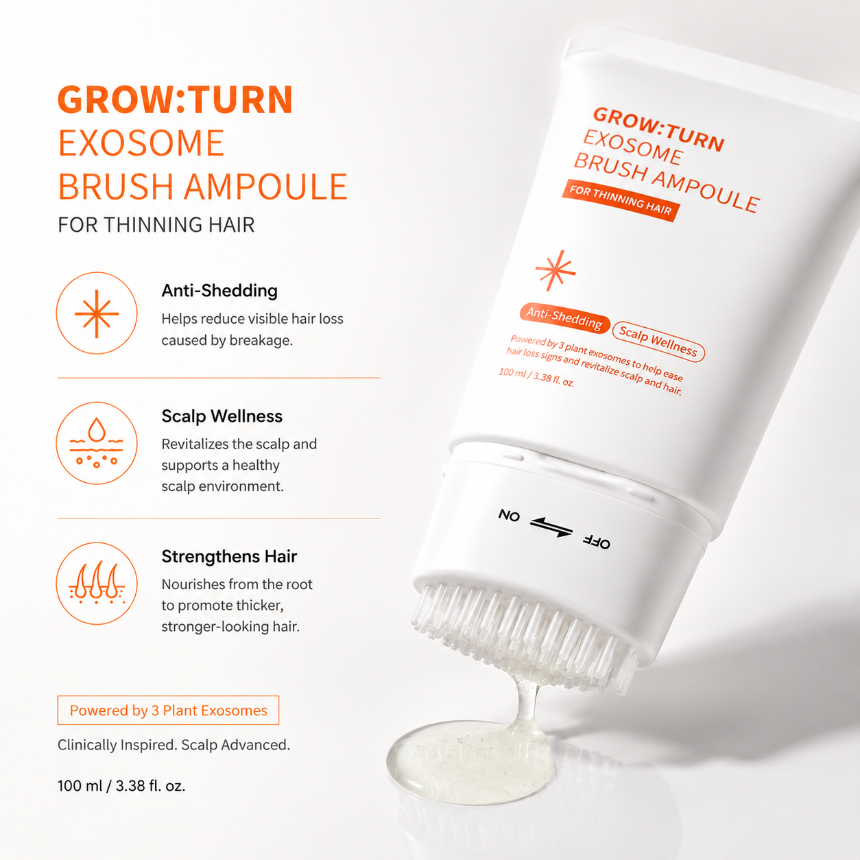 Puhdas RootRenew Exosome Brush Ampoule