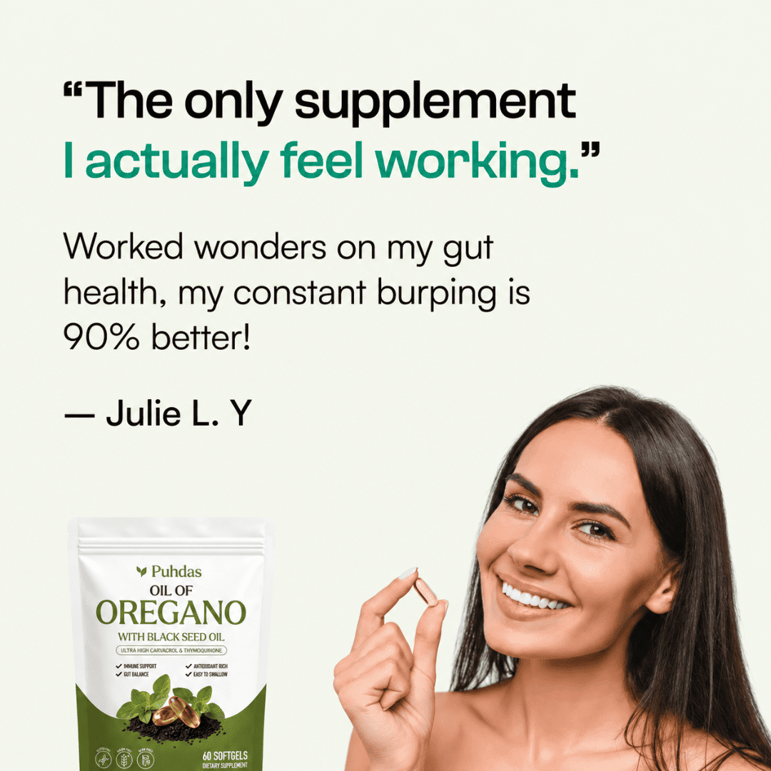 Puhdas® Oil Of Oregano Softgels - Puhdas