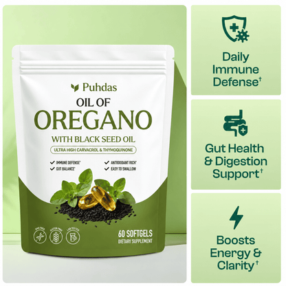 Puhdas® Oil Of Oregano Softgels - Puhdas